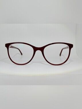 Sphinx. Women's Burgundy Rose Cat-Eye Eyeglass Frames.